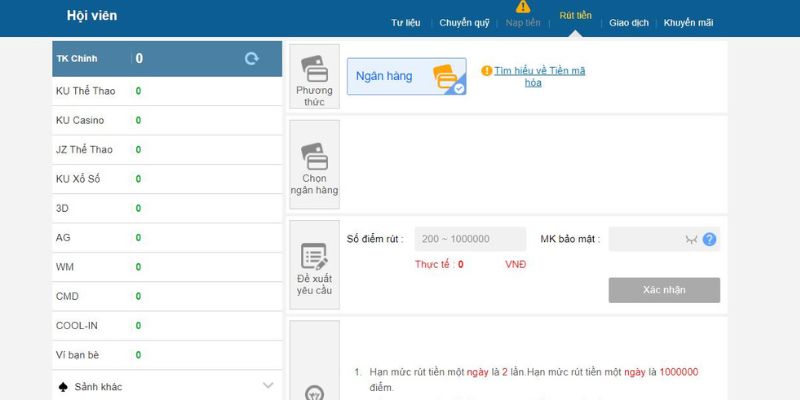 Rút Tiền Ku88 – Hướng Dẫn Cách Rút Tiền Nhanh Chóng 1 Hướng dẫn rút tiền ku88 cho tân binh